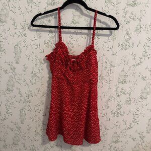 Mini Red Dress Princess Polly Size 4